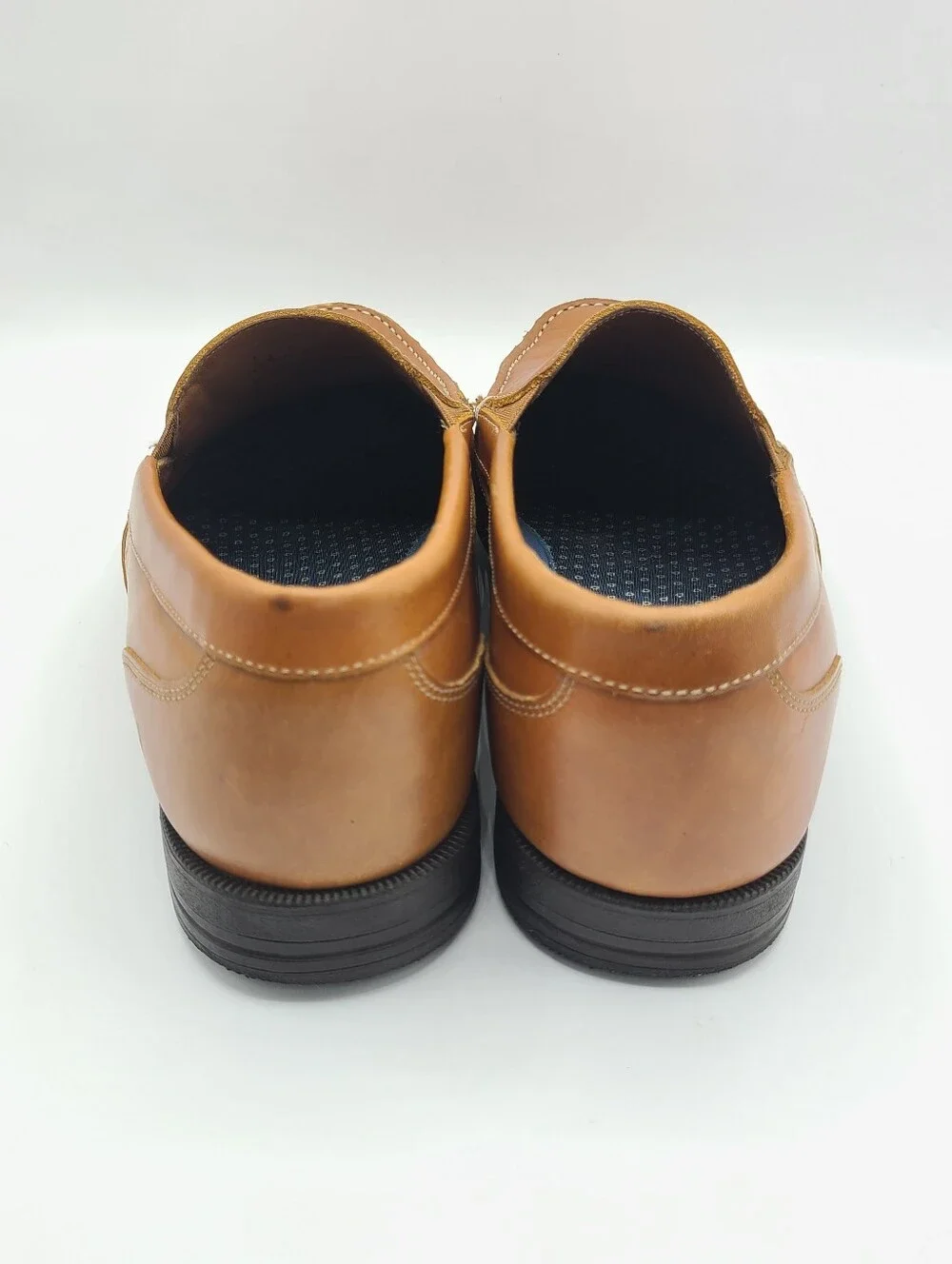 Rockport Tan Leather Slip-on Loafers 11 Wide
